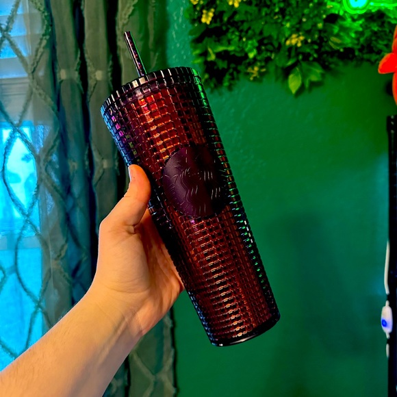 STARBUCKS- Holiday Gridded Tumbler - Picture 1 of 5